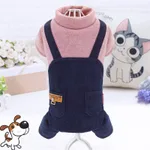 Jeans Pocket Strap Pink Top