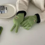 Bear Embroidery Light Green