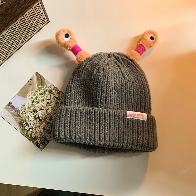 Funny Frog Knitted Beanie For Women - 8 Style