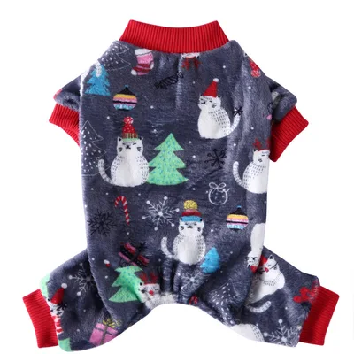 Autumn Clothes Four legged Pet Clothing Christmas Cat - Shop at LoveMi