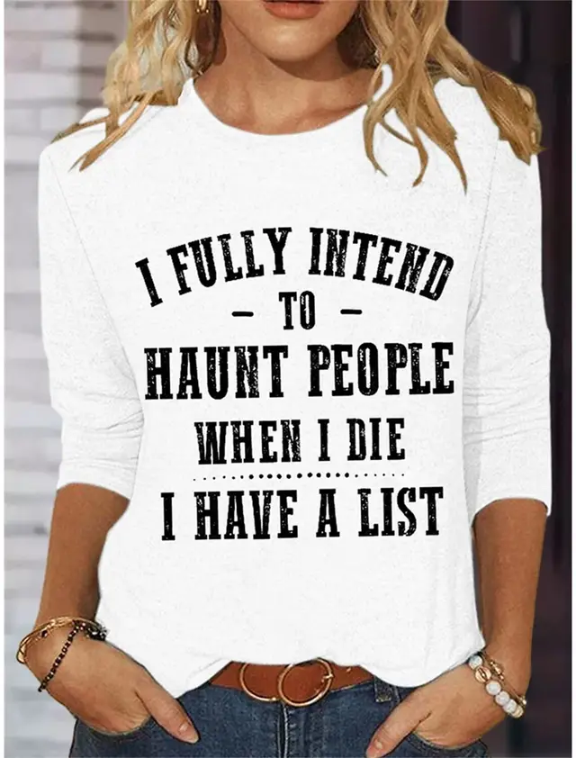 New Women's Clothing English Short Sleeve T shirt Top White - Shop at LoveMi