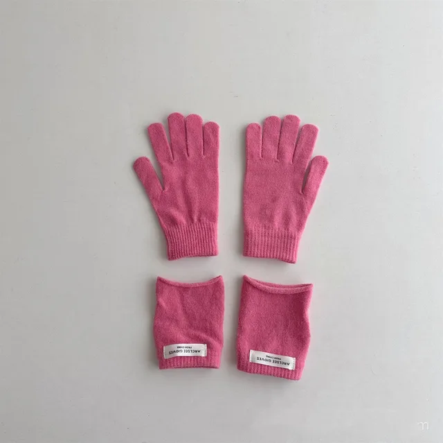 Personalized Five Finger Gloves Winter Rose Red - Shop at LoveMi