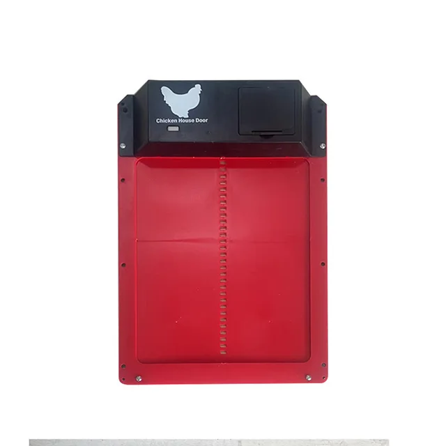 Coop Pet Door Automatic Chicken Coop Red - Shop at LoveMi