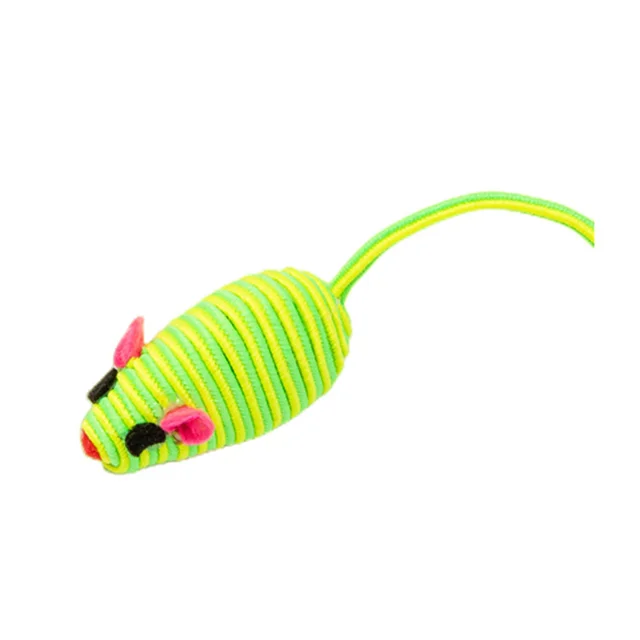 Pet Cat Toy Color Winding Little Mouse Green Rope Mouse - Shop at LoveMi