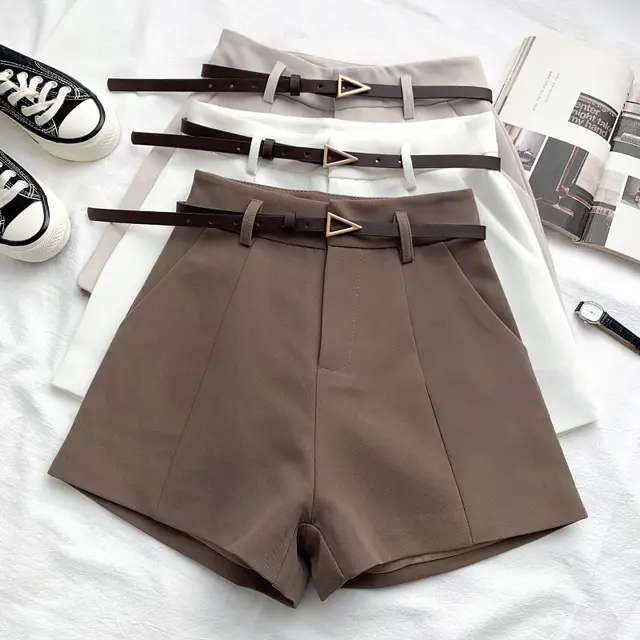 Fashion Versatile High Waist Slim Suit Shorts Set - Shop at LoveMi