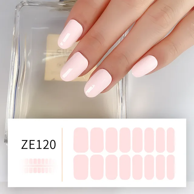 Solid Color Nail Stickers Adhesive For Pregnant Women Ze120 - Shop at LoveMi