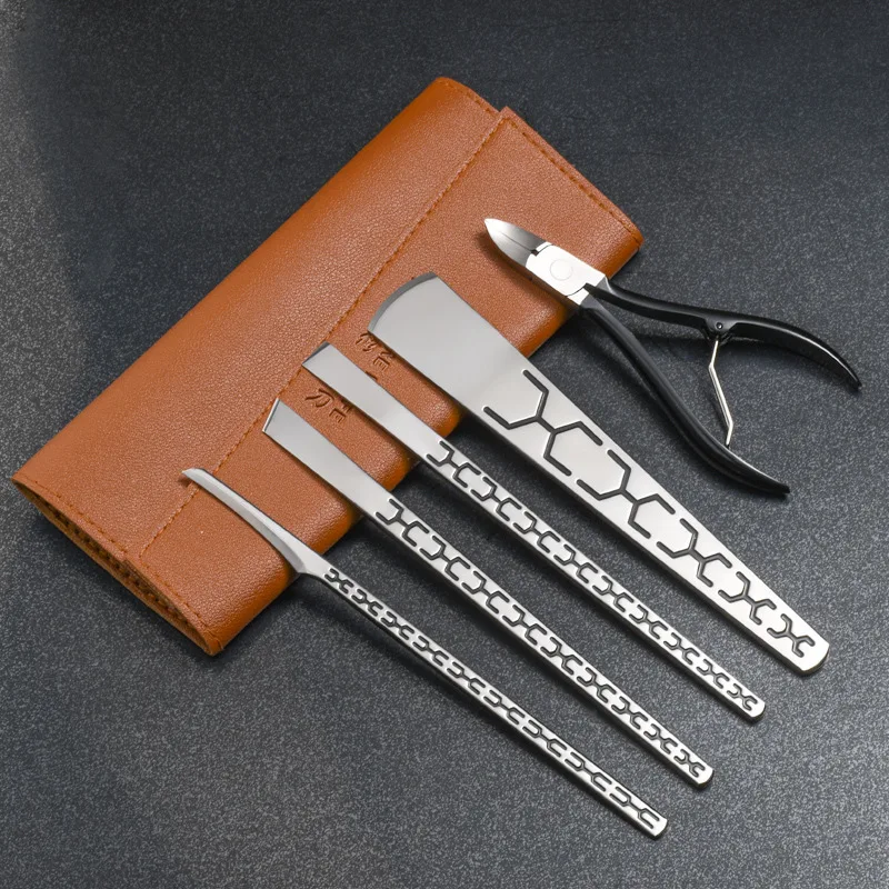 Pedicure Tool Removing Dead Skin Calluses Nail Groove Five Piece Set - Shop at LoveMi