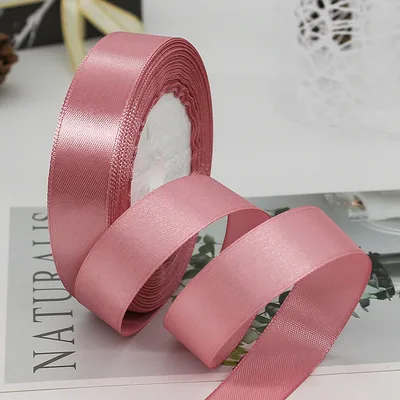 2cm Cake Ribbon Gift Packing Box Handbag Ribboncolored Bean Pink 22 M Long Per Roll - Shop at LoveMi