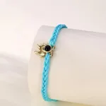 Blue Rope Gold Pendant