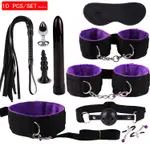 Black And Purple 10 Pieces