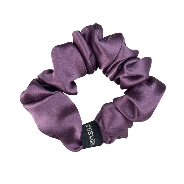 Silk Pure Silk Large Silk Hair Tie Bands Purple China - Shop at LoveMi