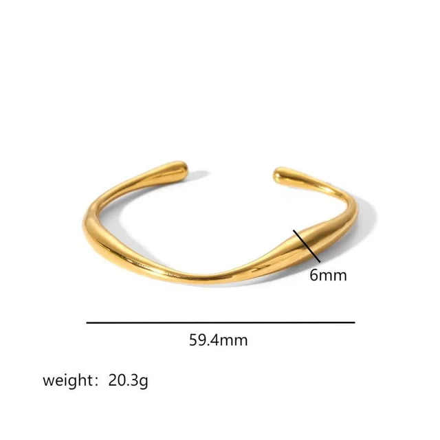Ins Style Titanium Steel Bracelet Six-pointed Star Buckle - Tb7003