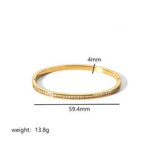 Ins Style Titanium Steel Bracelet Six-pointed Star Buckle - Tb7010