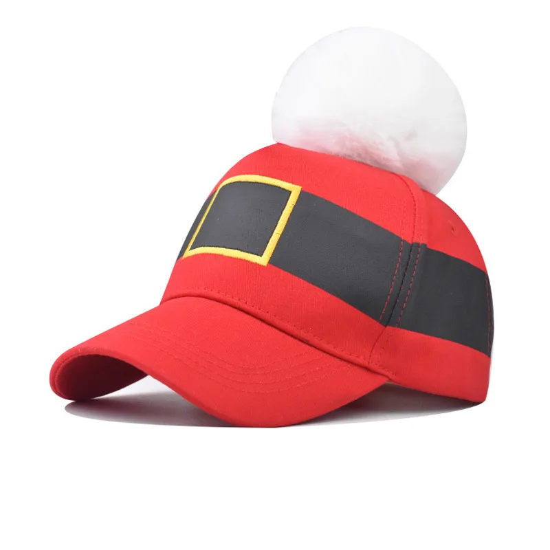 Women's Outdoor All-matching Christmas Baseball Hat - Red