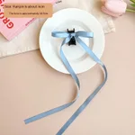 Blue Bow Ribbon Grip