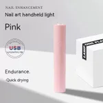 Handheld Manicure In-line Lamps Small Portable - Pink Power Storage