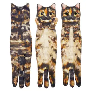 Cartoon Printing Hanging Face Cloth - Hawkbill Cat