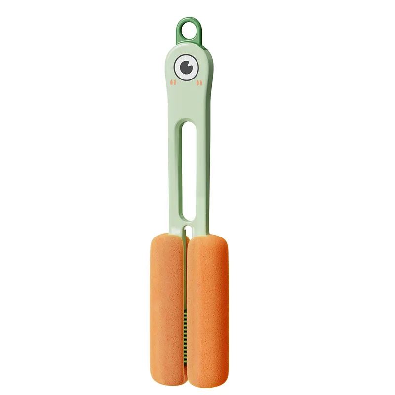 Four in one Cup Brush Long Handle Sponge Green - Shop at LoveMi