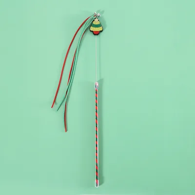 Christmas Cat Teaser Tassel Sound Bell Interaction 23 Christmas Tree Cat Teaser - Shop at LoveMi