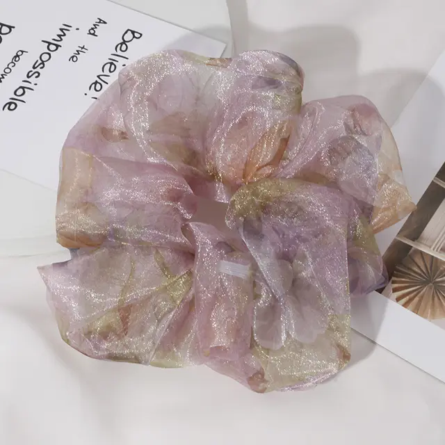 Chiffon Oversized Organza Spring And Summer New Simple Hair Accessories Flowers - Shop at LoveMi