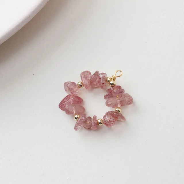 Fashion Personalized Bracelet Materials Accessories Strawberry Quartz - Shop at LoveMi