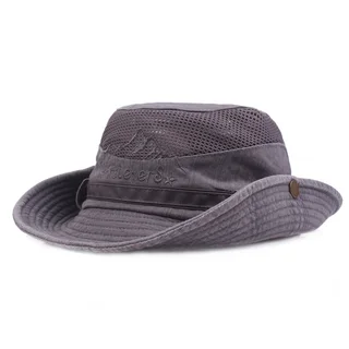 Sun hat along the sun hat - Gray