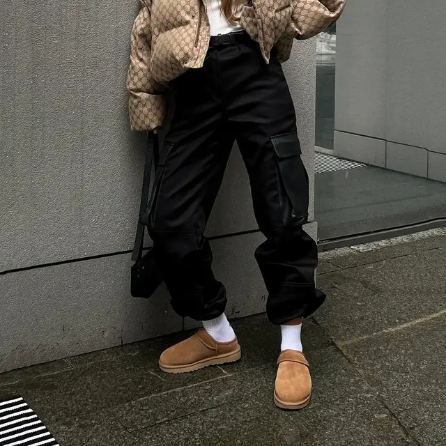 Women's Personality New Slimming Multi pocket Cargo Pants Black - Shop at LoveMi