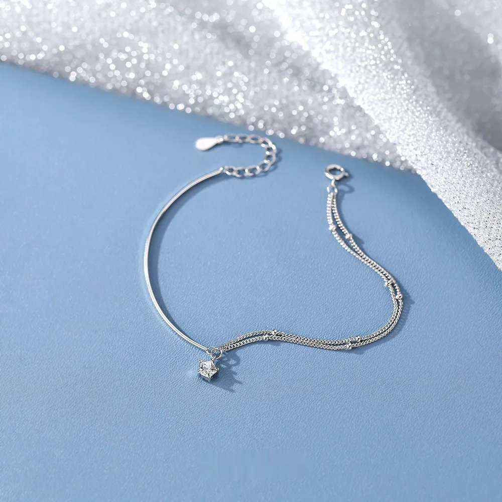 Women's Sterling Silver XINGX Bracelet Design Sl001 White Gold Color - Shop at LoveMi