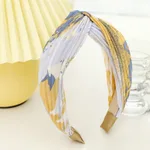 Blue Crossed Headband