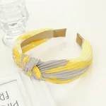 Yellow Knotted Hair Hoop