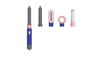 Five-in-one Hot Air Comb Automatic Hair Curler - Blue