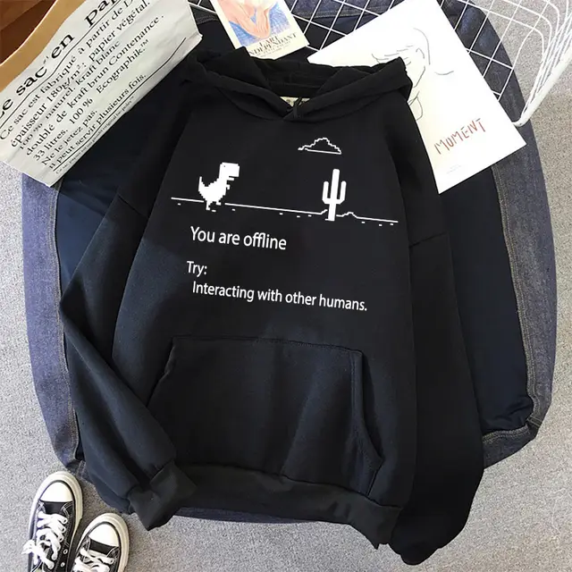 Women's Retro Dinosaur Fashion Casual Sweater Style2 - Shop at LoveMi