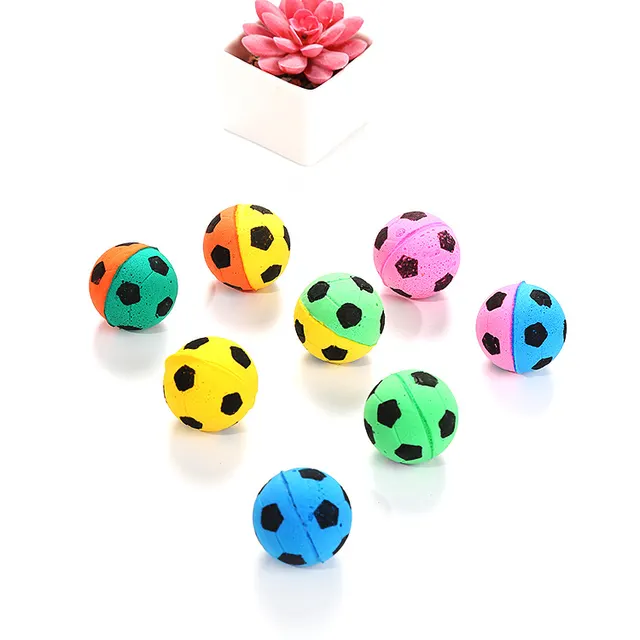 Foam Marbles Football Modeling Cat Toy 10Pcs - Shop at LoveMi