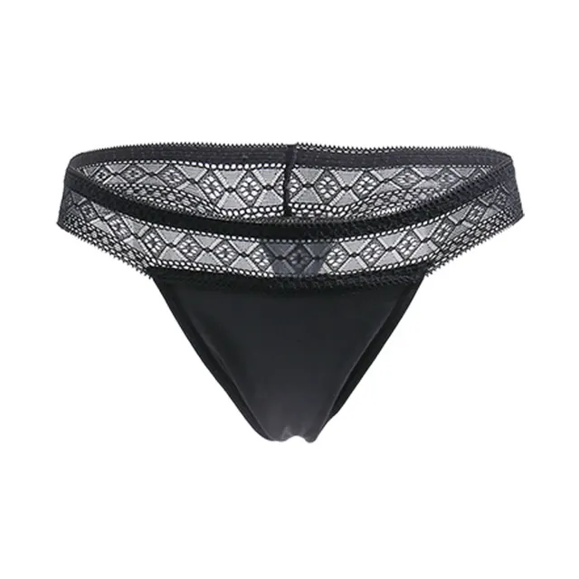 Four layer Lace Instant Suction Leak proof Menstrual Period Panties Black - Shop at LoveMi