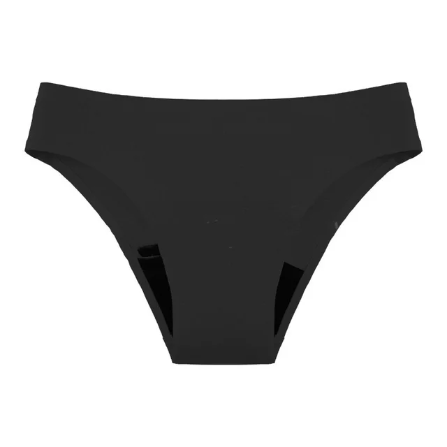 Seamless Swimming Trunks Physiological Underwear Four layer Leak proof Black - Shop at LoveMi