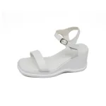 Platform Wedge Sandals Women's Shoes Square Toe Open Toe - White
