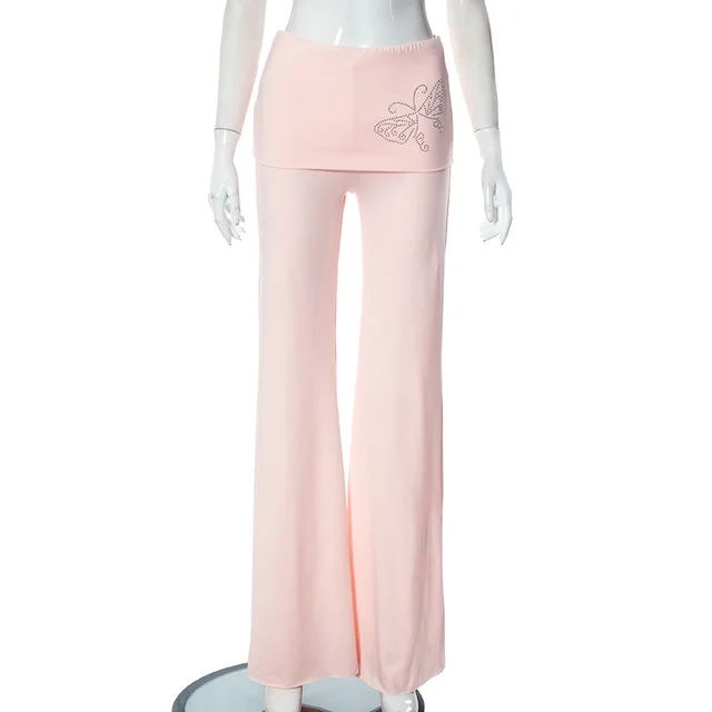 Hip Speaker Casual Sports Trousers Pink - Shop at LoveMi