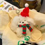 Red And Green Scarf Hat Bunny