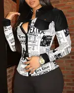Newspaper Black