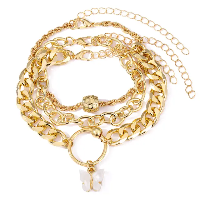 Multi layer Bracelet Simple Butterfly Special interest Design A5441 - Shop at LoveMi