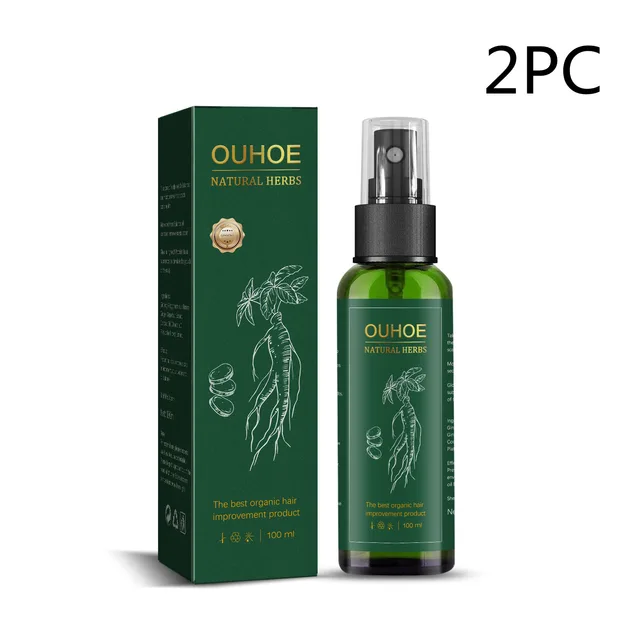 Ginseng Hair Growth Liquid Spray To Prevent Hair Loss 100Ml Box - Shop at LoveMi