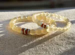 Old Sheep Horn Buddha Bead Handstring - Single Lap 16Cm