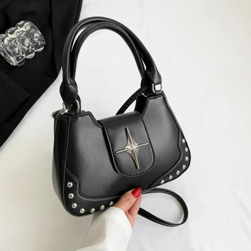 Women's Fashion Simple Casual Portable Messenger Bag Black - Shop at LoveMi