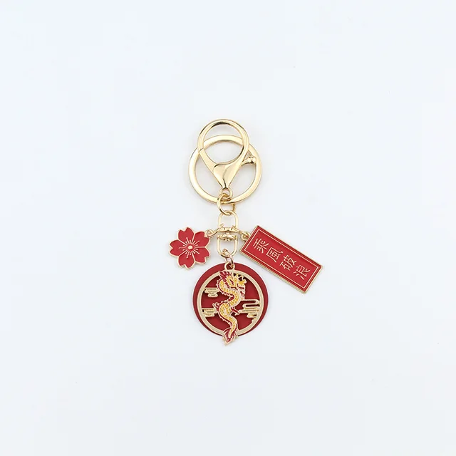 Auspicious Dragon Year Keychain Small Gift Accessories Ride The Wind And Waves - Shop at LoveMi