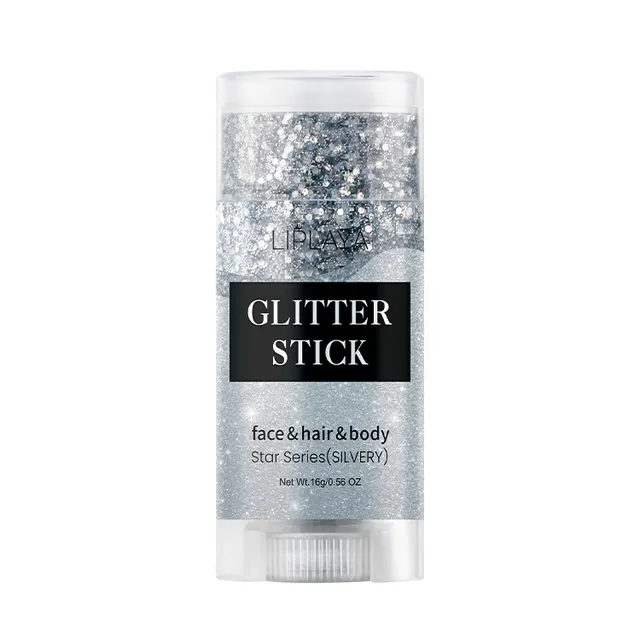Sequins Stick Three color Magic Eye Shadow Convenient Silver - Shop at LoveMi