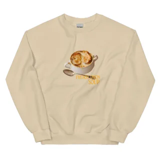 French Onion Soup Sweatshirt - Sand Color