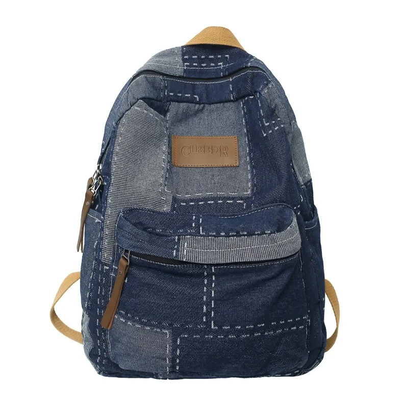 Men's And Women's Fashion High School Large Capacity Backpack Blue - Shop at LoveMi