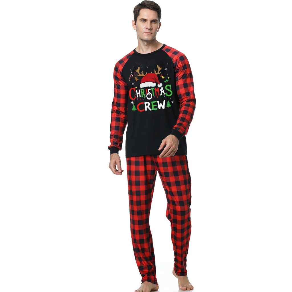 European And American Christmas Parent-child Homewear Clothes Pyjamas Suit - Jjfa01 523