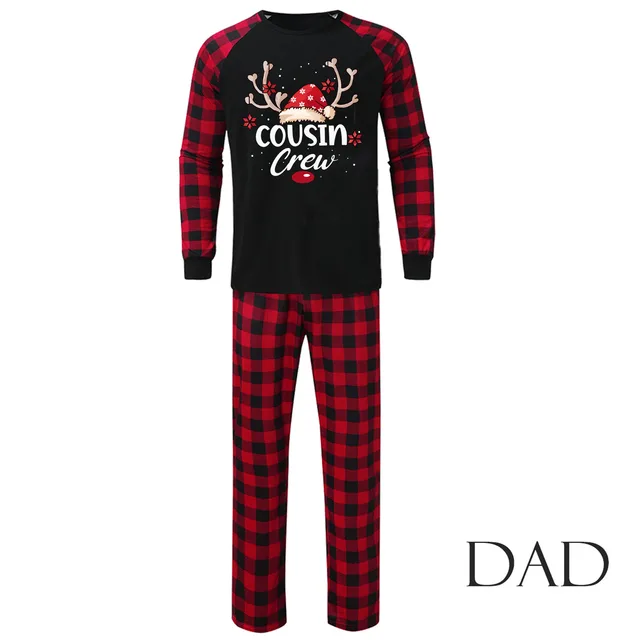 Christmas Parent child Wear Family Pack Homewear Pajamas Suit Jjfa01 2221 - Shop at LoveMi