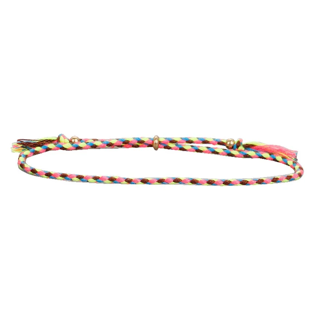 Tibetan Style Cotton String Copper Bead Tassel Carrying Strap Adjustable 50 Models - Shop at LoveMi